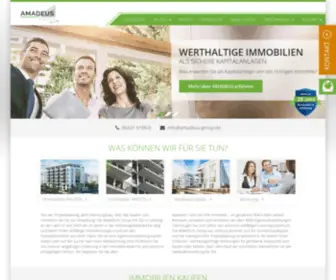 Amadeus-Group.de(Werthaltige Immobilien) Screenshot