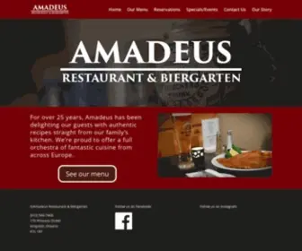 Amadeuscafe.ca(Amadeus Cafe) Screenshot