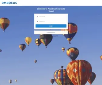 Amadeuscorporatetravel.com(Account) Screenshot