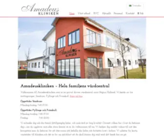 Amadeuskliniken.se(Söndrum) Screenshot