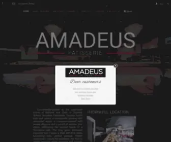 Amadeuspatisserie.com(Vaughan (Thornhill)) Screenshot