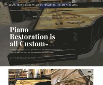 Amadeuspianos.com(Piano Services by Amadeus Piano Co) Screenshot