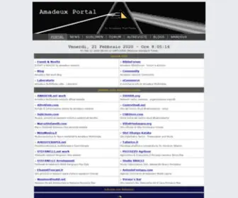 Amadeux.it(Informazione e comunicazione olistica by marco stefanelli ponsacco capannoli pisa toscana tuscany italia italy) Screenshot