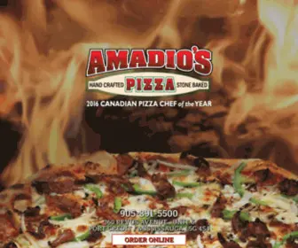 Amadiospizza.com(Amadio’s Pizza) Screenshot