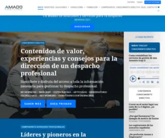 Amadoconsultores.com(Servicios especializados a asesorías y despachos de abogados) Screenshot