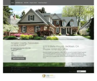 Amadorrealtors.com(Jackson California homes for sale) Screenshot