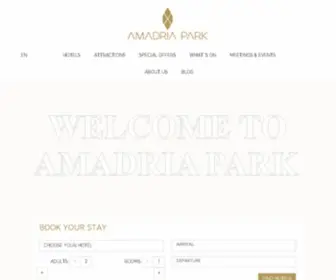 Amadriapark.com(Amadria Park Official) Screenshot