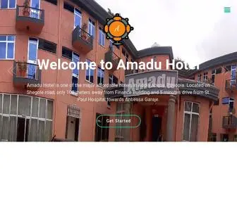 Amaduhotel.com(The Best Hotel in Addis Ababa) Screenshot