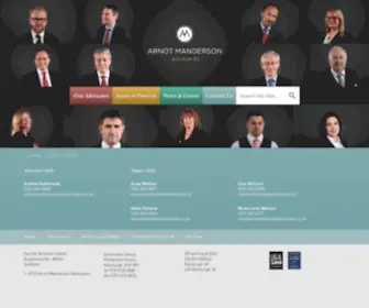 Amadvocates.co.uk(Arnot Manderson Advocates) Screenshot