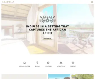 Amadwalalodge.com(African Lodge) Screenshot