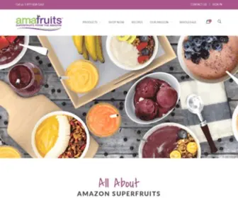 Amafruits.com(Frozen acai) Screenshot