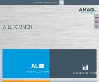 Amag-AL4U.com(AMAG Austria Metall AG) Screenshot