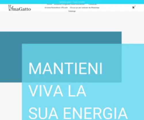 Amagatto.com(Mantieni viva l'energia del tuo gatto) Screenshot