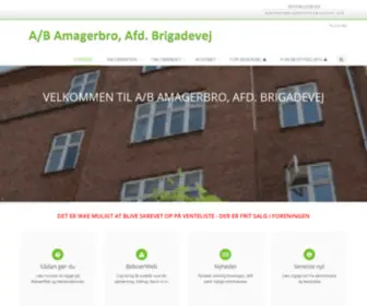 Amagerbro-Brigadevej.dk(Amagerbro Brigadevej) Screenshot