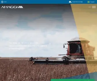 Amaggi.com.br(Desenvolvimento Sustentável para o Agronegócio) Screenshot