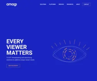 Amagi.com(Cloud Solutions for Broadcast & Streaming TV) Screenshot