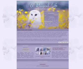 Amagicallife.de(A MAGICAL LIFE) Screenshot