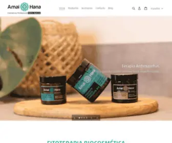 Amai-Hana.com(Cosmética profesional) Screenshot