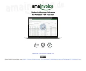 Amainvoice.de(OSS, FiBu und VAT-Compliance für Amazon Seller) Screenshot