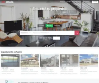 Amaira.com.ar(Buscador de propiedades en alquiler y venta) Screenshot