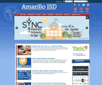 Amaisd.org(Amarillo Independent School District) Screenshot