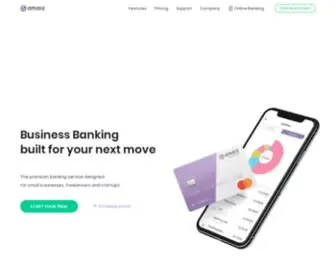 Amaiz.com(Quick and easy business banking online and in app) Screenshot