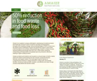 Amaizz.com(Post Harvest Solutions) Screenshot