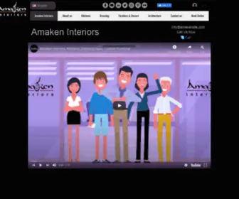 Amakensite.com(Amaken Interiors) Screenshot