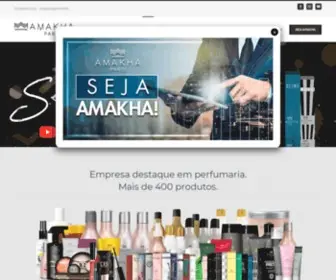 Amakhacosmeticos.com.br(Amakha Paris) Screenshot