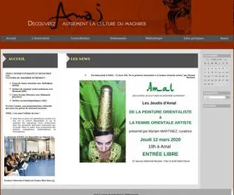 Amal38.fr(Association Amal Grenoble) Screenshot