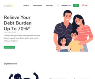 Amalan.com(Debt Management Service) Screenshot