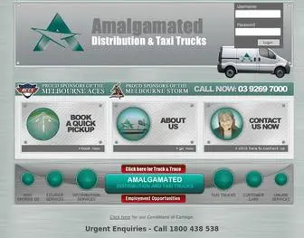 Amaldist.com.au(Distribution and Taxi Trucks) Screenshot