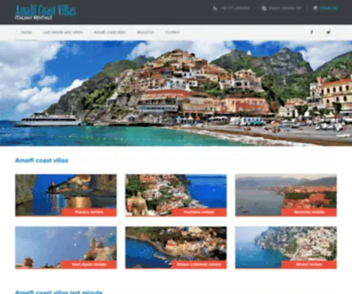 Amalfi-Coast-Villas.com(Amalfi Coast Villas) Screenshot