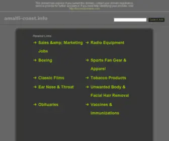 Amalfi-Coast.info(Costiera Amalfitana) Screenshot