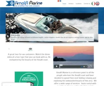 Amalfiboatrental.com(Amalfi Marine Since 1993 Luxury Boat rental services Amalfi) Screenshot
