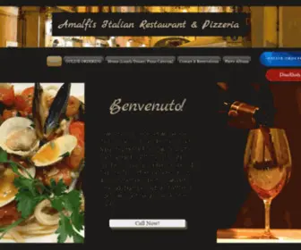 Amalfisofmountpleasant.com(Mysite) Screenshot