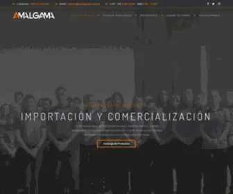 Amalgama.com.py(Bienvenidos) Screenshot