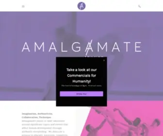 Amalgamatedance.com(Amalgamate) Screenshot