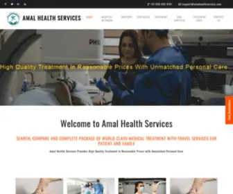 Amalhealthservices.com(Amal Health Services India) Screenshot