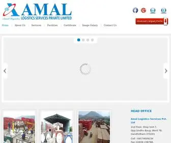 Amallogistics.com(Amal Logistics) Screenshot