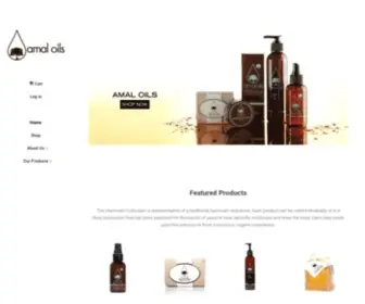 Amaloils.com(Amal Oils) Screenshot