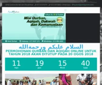 Amalqurban.com(Rancang Ibadah Qurban Secara Ansuran Mulai Sekarang) Screenshot