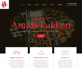 Amalskoekken.com(Køkken) Screenshot
