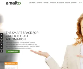 Amalto.com(The Order to Cash Company) Screenshot