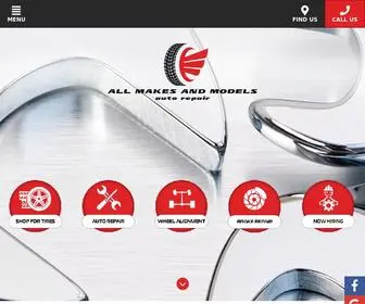 Amamauto.com(All Makes and Models Auto Repair) Screenshot