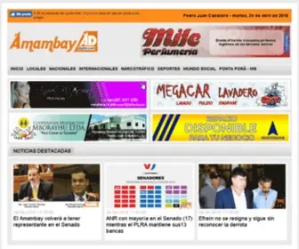 Amambaydigital.com(Diario Digital del Amambay) Screenshot