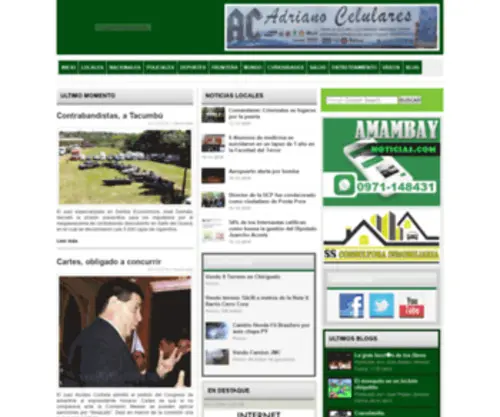 Amambaynoticias.com(Amambay Noticias) Screenshot
