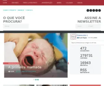 Amamentareh.com.br(Amamentar é) Screenshot