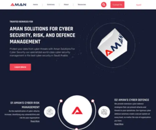 Aman.com.sa(Aman) Screenshot