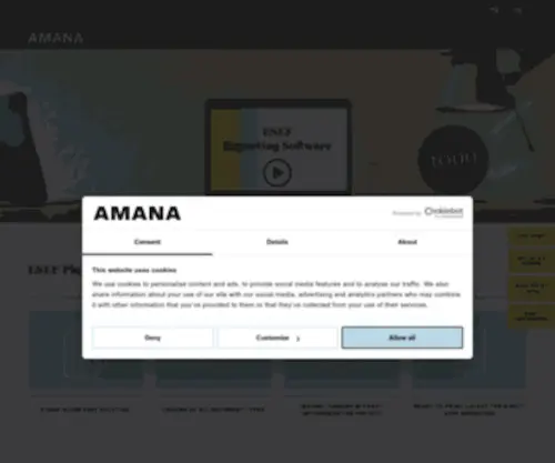 Amana-Esef.com(ESEF Reporting Software) Screenshot